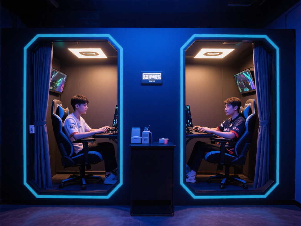 双人包间的设计重点在于为顾客提供一个私密且舒适的环